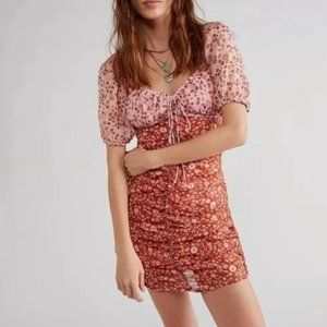 Free People Tessa Dress Primrose Combo Small